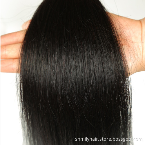 Wholesale Raw Virgin Cuticle Aligned Brazilian Hair Bundles Vendors Straight Silky Weave Hair Weft Human Hair Extension